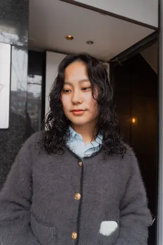 ミディアム カラー パーマ 🌿ボブ パーマ高橋啓太🌿のヘアスタイル