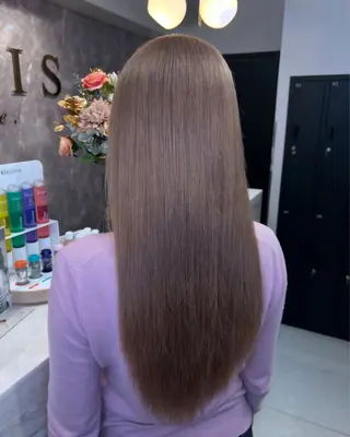ロング カラー ハイトーン/髪質改善 🦋KASUGA🖤のヘアスタイル