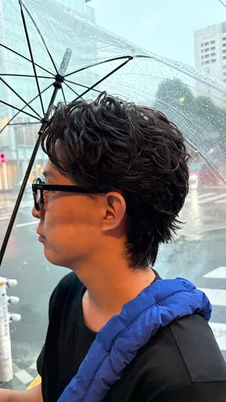 カラー パーマ メンズ jr.stylist えのもとりき🏄のヘアスタイル