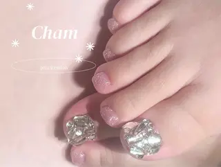 ショート Cham所属・Cham Haruのネイルデザイン