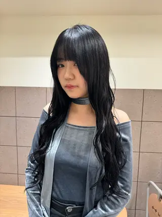 ロング カラー ゆ う あのヘアスタイル