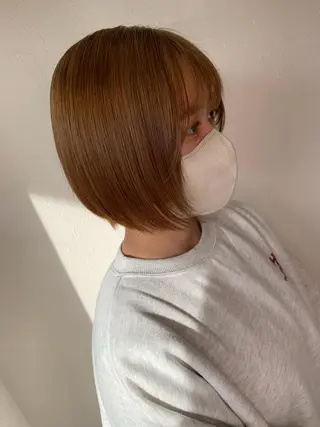 ショート 上山 菜緒のヘアスタイル