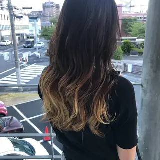 ロング カラー 中村 瑞希のヘアスタイル