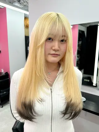 ロング EGO 池袋 RIO🖤⋆͛*͛のヘアスタイル