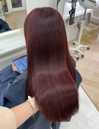 ロング カラー ParveMix🎀 稲垣詞葉のヘアスタイル