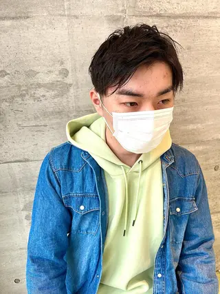 メンズ 角田 琉希也のヘアスタイル
