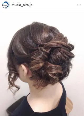 ロング 京都.祇園セットサロン:スタジオ ヒロ【Studio hiro】所属・ヒロ(hiro) •スタジオヒロのヘアスタイル