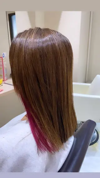 セミロング カラー emue　湘南台店【エミュー】所属・増山  丈汰/ emue湘南台のヘアスタイル