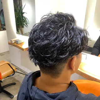 パーマ メンズ 銀座骨格診断似合わせ 美容師中島年紀のヘアスタイル