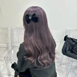 ミディアム カラー 🎀🧁ダメージレス 艶髪カラー🧁🎀のヘアスタイル