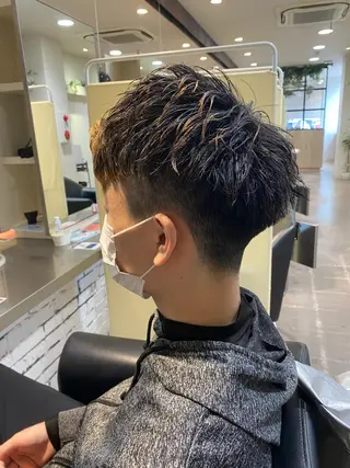 メンズ link by vise所属・前田 輝のヘアスタイル