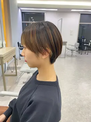 ショート garage.所属・吉田 慎冴/メンズパーマのヘアスタイル