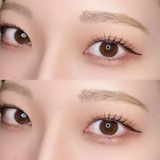 マツエク・マツパ ハルカ🎀グレージュ /マツエクꨄ︎のマツエク・マツパデザイン