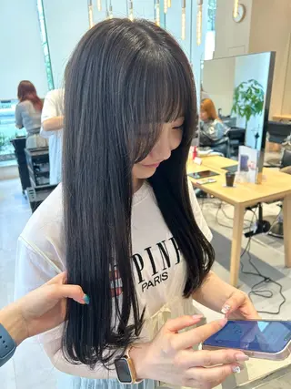 ロング カラー 風香🪼レイヤー /透明感カラーのヘアスタイル