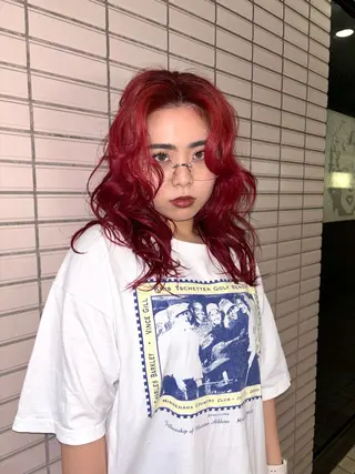 ロング カラー izumi/ ボブ/パーマのヘアスタイル