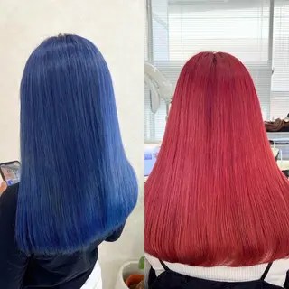 カラー ブリーチカラー🐭♡ moeのヘアスタイル