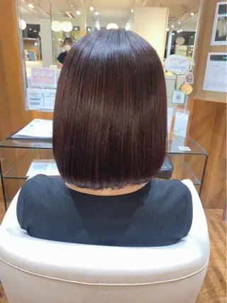 ショート カラー ERI/酸性スト レート/ヘアセットのヘアスタイル