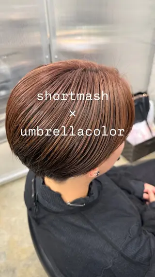 ショート カラー WE RULE 札幌店 【ウィールール 札幌店】所属・✨️大人ショート 髙橋朋花のヘアスタイル