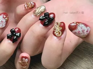 ネイル パラジェル登録店 爪と猫NANAMIのネイルデザイン