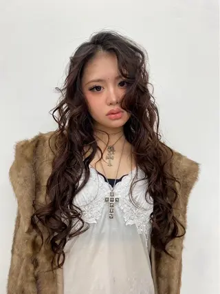 ロング パーマ Daisy🎀透け感 カラー🎀JUNAのヘアスタイル