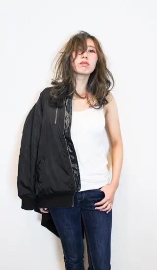 セミロング 横井伴典 矢場町 メンズカット/パーマのヘアスタイル