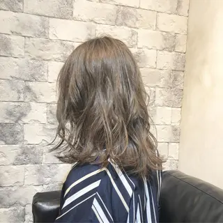 セミロング カラー パーマ ヘアアレンジ メンズ キッズ ネイル マツエク・マツパ AUBE HAIRazul吉祥寺所属・綺麗な髪質にしたい方 限定🌈清水 祥のヘアスタイル