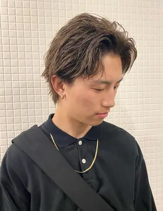 ショート カラー メンズ 7Bridge所属・ハッシュカット 小西貫太のヘアスタイル