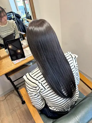 ロング 髪質改善/白髪ぼかし 笹沼 陸矢のヘアスタイル