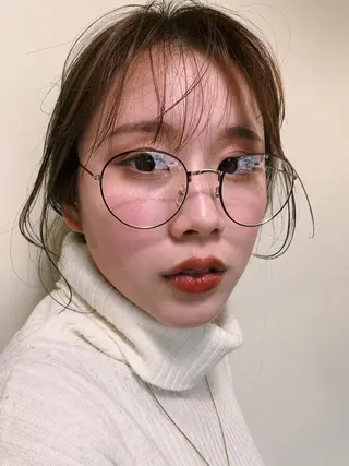 ロング カラー ヘアアレンジ 上川 美幸のヘアスタイル