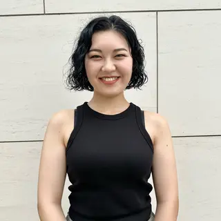 ミディアム パーマ 🌈圧倒的デザイン パーマ　関和希のヘアスタイル