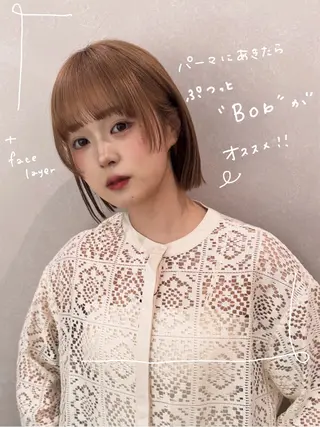 ショート Aya/ボブパーマ/ /表参道のヘアスタイル