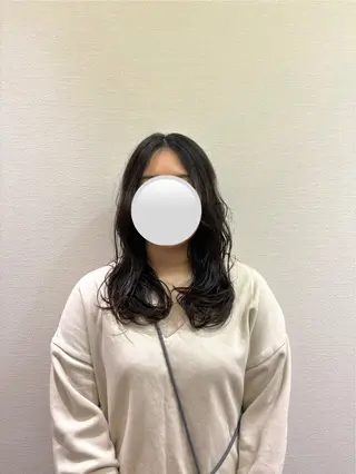 セミロング パーマ 和泉市/ mahae/原田のヘアスタイル