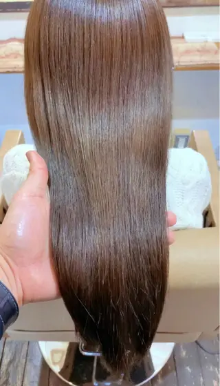 ロング カラー ＊くせ毛に特化＊ 【yun】のヘアスタイル