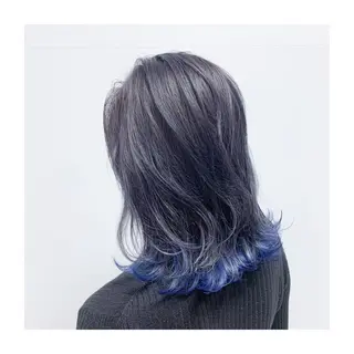 ミディアム カラー なんば髪質改善カラー Ardoreのヘアスタイル