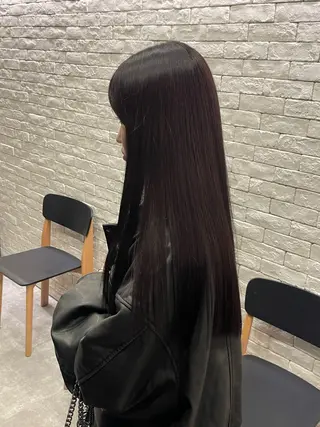 ロング カラー TENSHO ハイトーンレイヤーのヘアスタイル