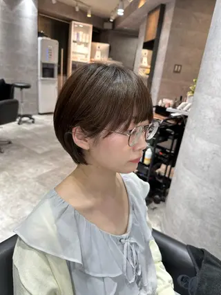 ショート カラー 女性が憧れる ショート/角田愛和のヘアスタイル