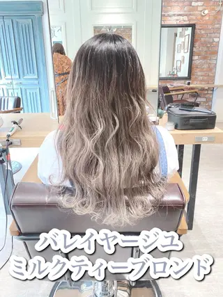 ロング カラー 艶髪カラー 渡辺岳也のヘアスタイル
