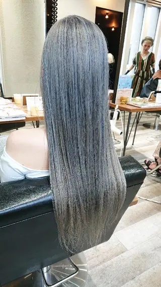 ロング カラー ACROあべの店所属・艶カラー/インナー /グラデ/大西小百合のヘアスタイル