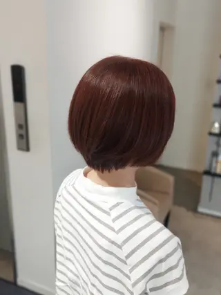 ショート カラー AVANCE.ens ふくながかなえのヘアスタイル