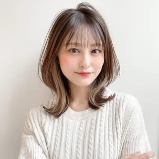 ミディアム カラー 宮本 聖希のヘアスタイル