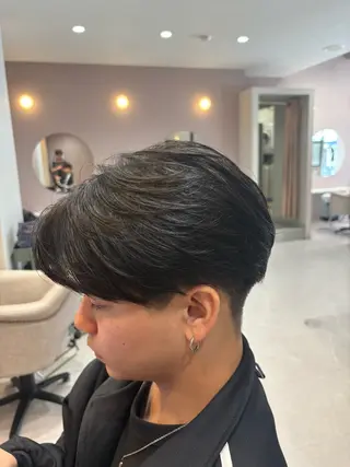 メンズ 💎曲がる縮毛矯正 💎毛流れ/縮毛矯正のヘアスタイル