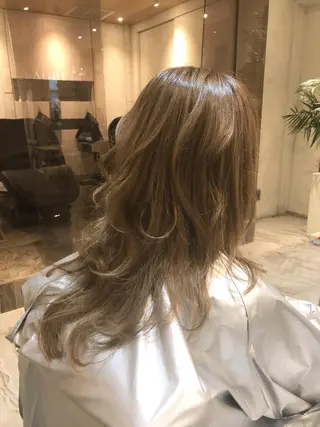 ミディアム カラー 髪質改善・艶髪特化 木村侑平のヘアスタイル