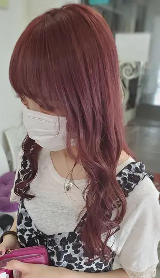 ロング カラー ヘアアレンジ ナカシマ  アユミのヘアスタイル