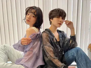 ミディアム Le'a 谷町🌼 幸村はるひのヘアスタイル