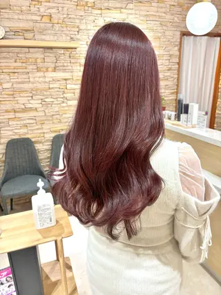 ロング ブリーチ／ ダブルカラー／ＲＹＯのヘアスタイル