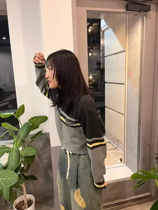 セミロング カラー dogstar小林諒 レイヤー/パーマのヘアスタイル