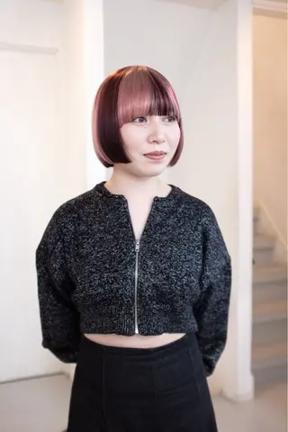 ショート カラー ヘアアレンジ 🦠カラーリスト/ 魚瀬あおい🦠のヘアスタイル