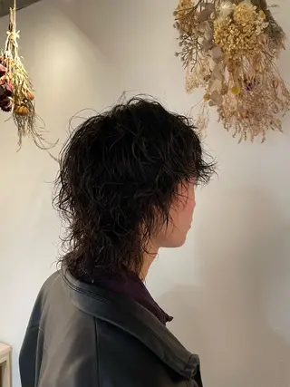パーマ メンズ 荒牧 絵美のヘアスタイル