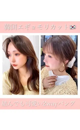 セミロング レイヤー/顔周り 田山　穂波のヘアスタイル