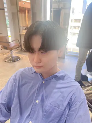 パーマ メンズ 大阪韓国メンズ特化 LUNAのヘアスタイル